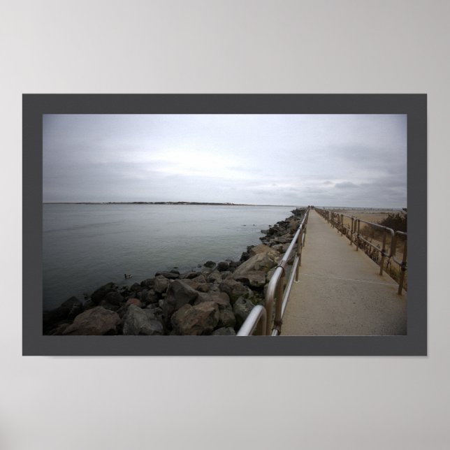 Póster Walking Path by Ocean Poster (Frente)