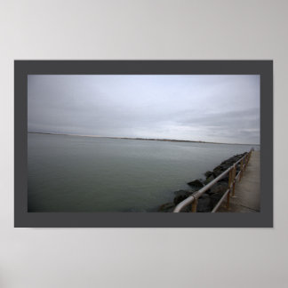 Póster Walking Path by Ocean Poster