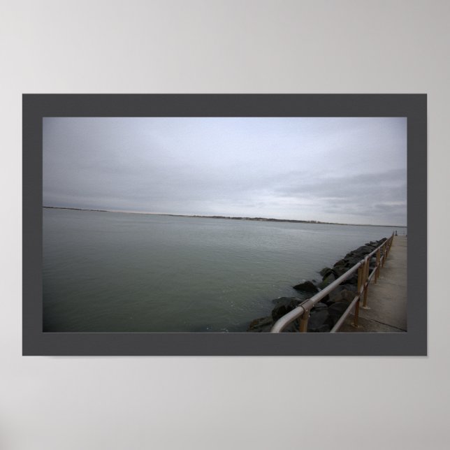 Póster Walking Path by Ocean Poster (Frente)