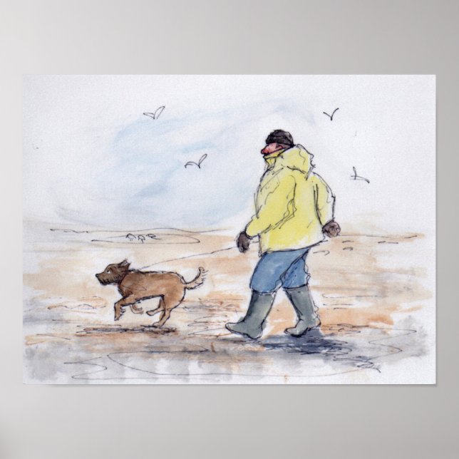 Póster Walking the dog - 01 (Frente)