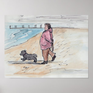 Póster Walking the dog - 03