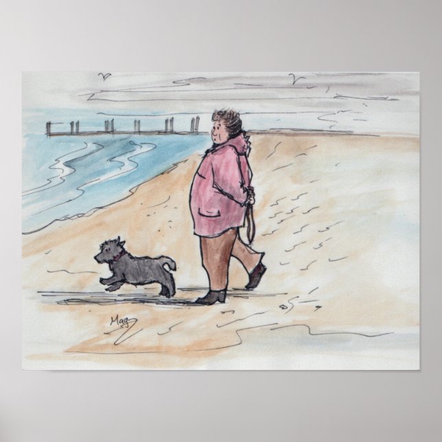 Póster Walking the dog - 03 (Frente)