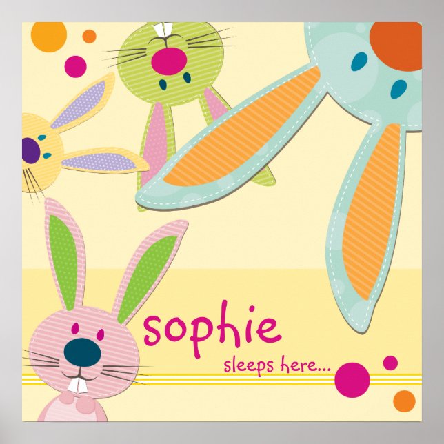 Póster WALL ART :: bunny - peek-a-boo 1 (Frente)