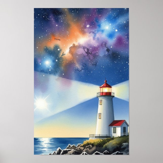 Póster Wall art. Lighthouse Island (Frente)