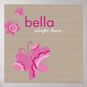 Póster WALL ART : mariposa flútera 5