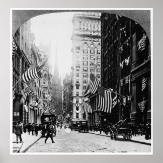 Póster Wall Street 1900