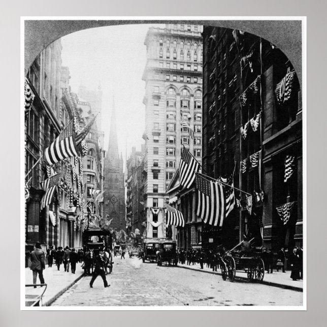 Póster Wall Street 1900 (Frente)