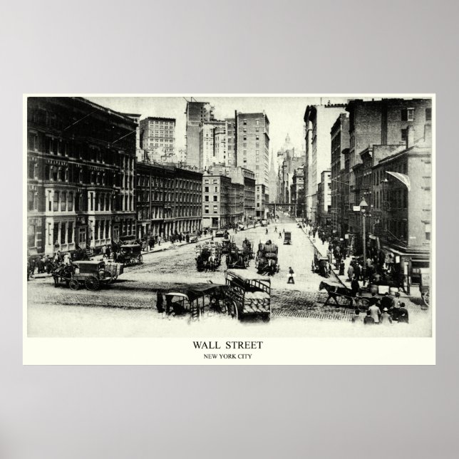 Póster Wall Street 1900 (Frente)