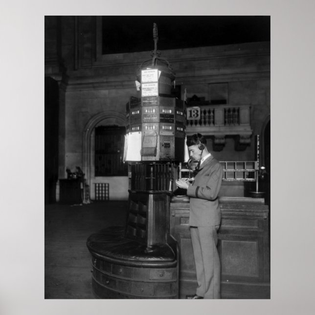 Póster Wall Street, 1928 (Frente)