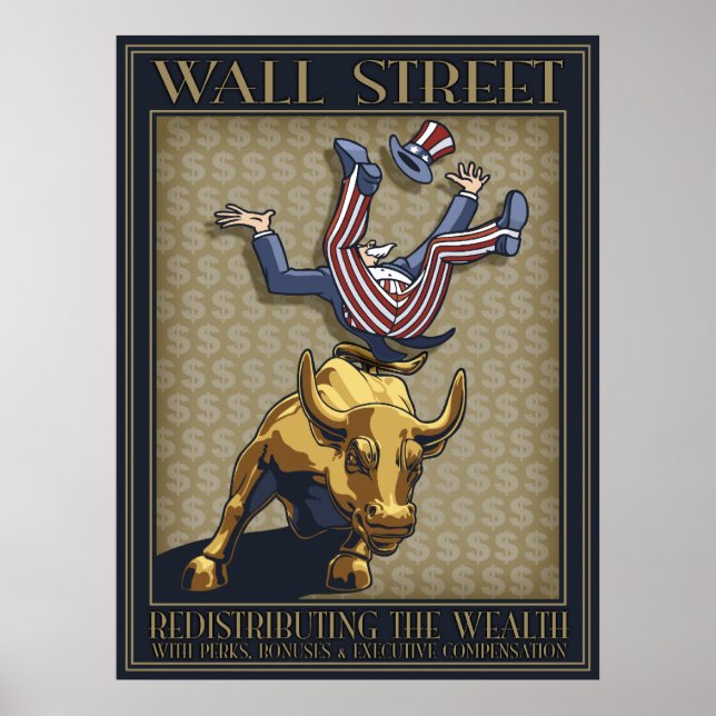 Póster Wall Street Redistribución pt1 (Frente)