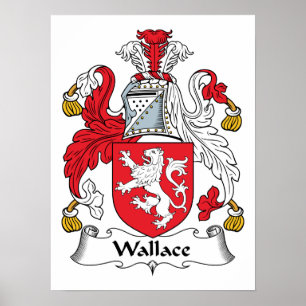 Póster Wallace Family Crest