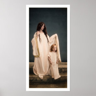Póster Wallace Nutting cartel de LA MADRE GUARDIANA