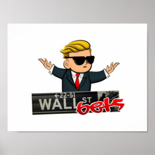 Póster WallstreetBets - WSB