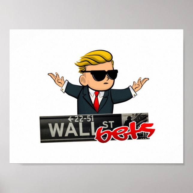 Póster WallstreetBets - WSB (Frente)