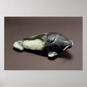 Póster Walrus, de Cape Dorset