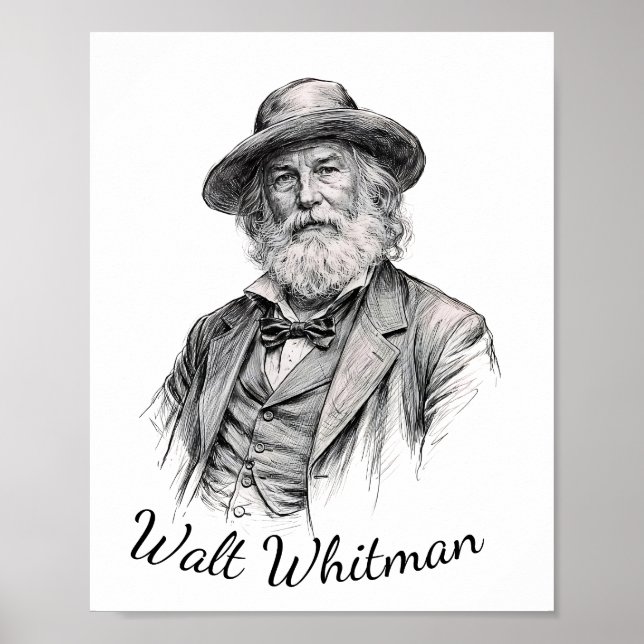 Póster Walt Whitman  (Frente)