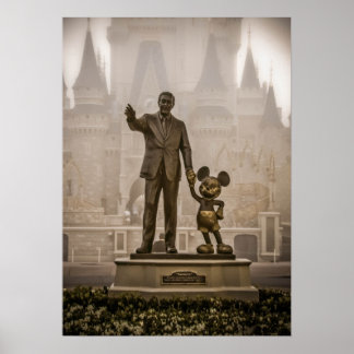 Póster Walt Y Mickey Poster