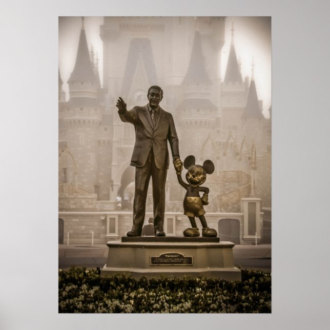Póster Walt Y Mickey Poster (Frente)