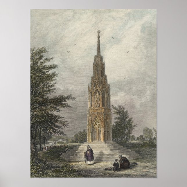 Póster Waltham Cross, c.1820 (Frente)