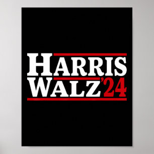 Póster WAlzheimer 24 Elecciones Kamala Harris Tim Waltz 2