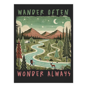 Póster Wander A Menudo Wonder Siempre