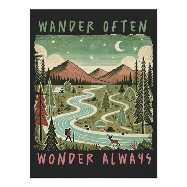 Póster Wander A Menudo Wonder Siempre (Anverso)