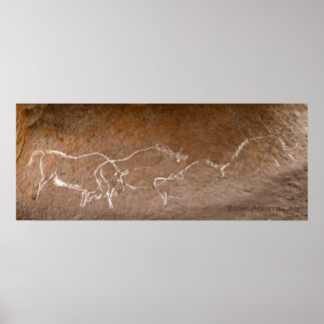 Póster Wandering Bison Herd (Frente)