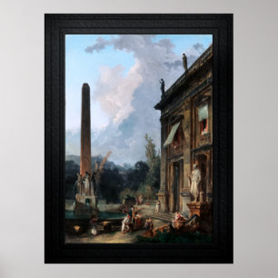 Póster Wandering Minstrels de Hubert Robert