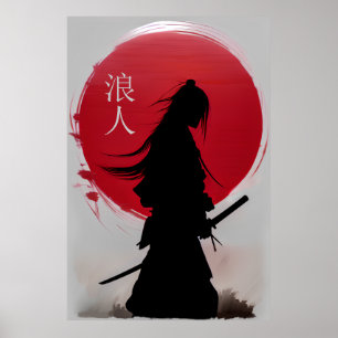 Póster Wandering Ronin Samurai