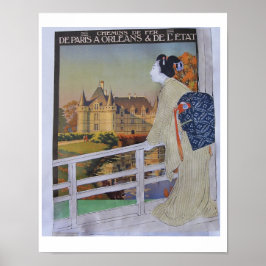 Póster Wanderlust - collage art