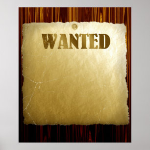 Póster Wanted Poster