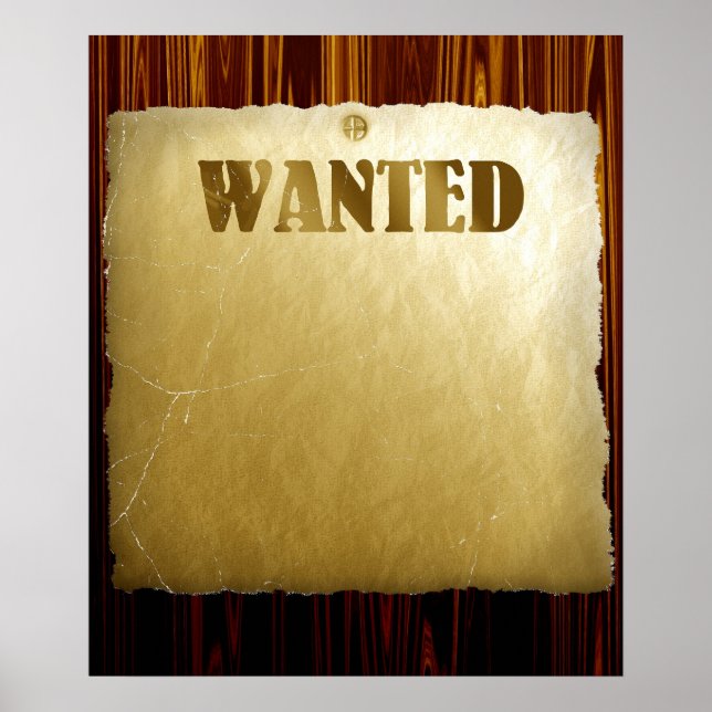 Póster Wanted Poster (Frente)