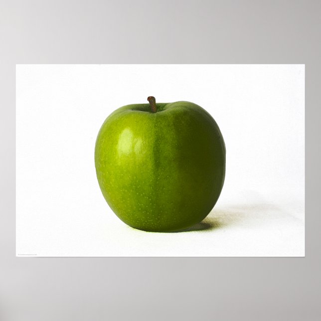 Póster Wapcn de Apple verde (Frente)