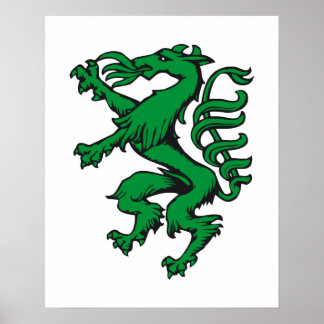 Póster Wappen Panther Steiermark Österreich
