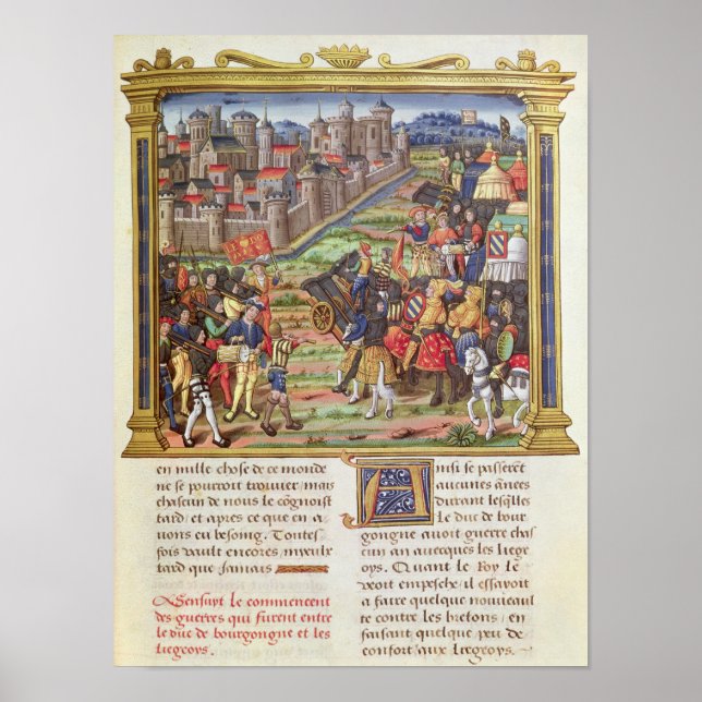 Póster War between Charles the Bold (Frente)
