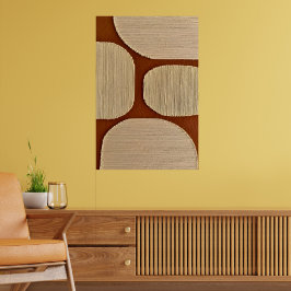 Póster Warm Earth Tone Wall Art