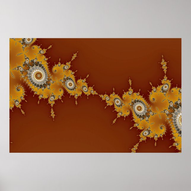 Póster Warp - Poster fractal (Frente)
