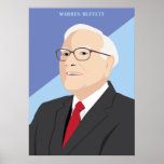 Póster Warren Buffet (serie Pop Art)<br><div class="desc">El mayor inversor de todos los tiempos,  Warren Buffett encarna todo lo que tiene razón al acumular riqueza. ¡Agarra a Warren Buffett,  poster enmarcado inspirado en el Pop Art,  en la primera de las series de los mayores inversores de todos los tiempos!</div>