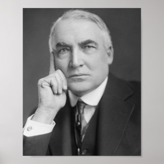 Póster Warren G. Harding