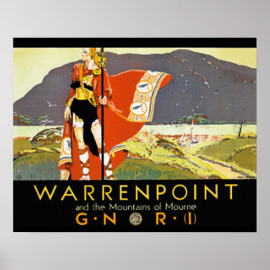 Póster Warrenpint y los montañeses de Mourne
