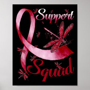 Póster Warrier Support Squad Dragonfly Aneurysm Awa