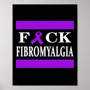 Póster Warrior Awareness Purple Ribbon Gift