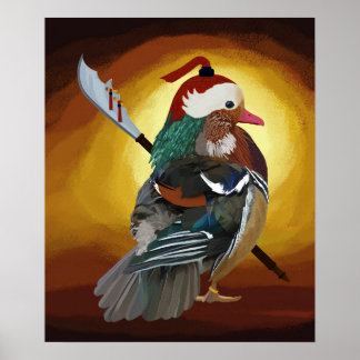 Póster Warrior Duck