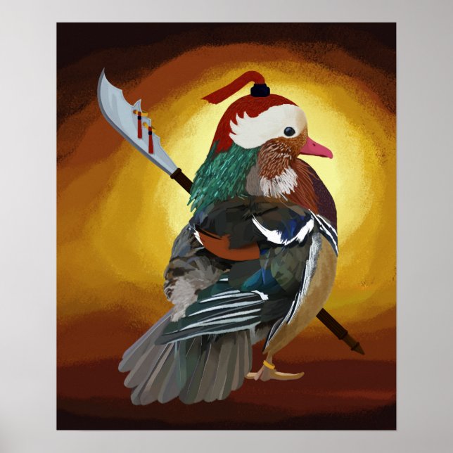 Póster Warrior Duck (Frente)