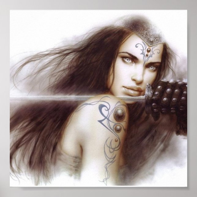 Póster Warrior Lady (Frente)