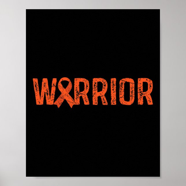 Póster Warrior Rsd Crps Conciencia (Frente)