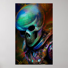 Póster Warrior Skeleton