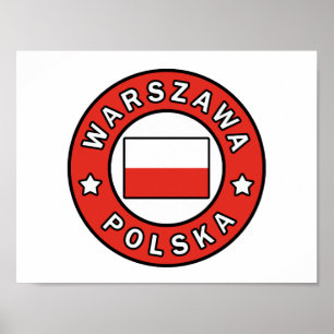 Póster Warszawa Polska