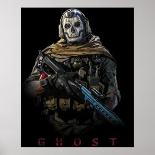 Póster Warzone Ghost