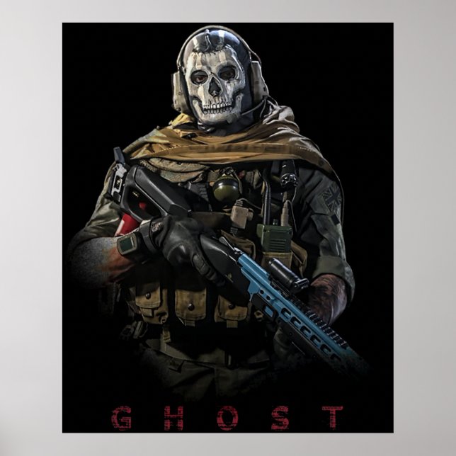 Póster Warzone Ghost (Frente)